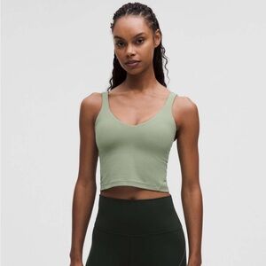 Lululemon Align Tank Pale Green Size 14 Light Support Built-In Bra